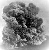 Eruption de la Montagne Pelee, Martinique, 8 mai 1902
